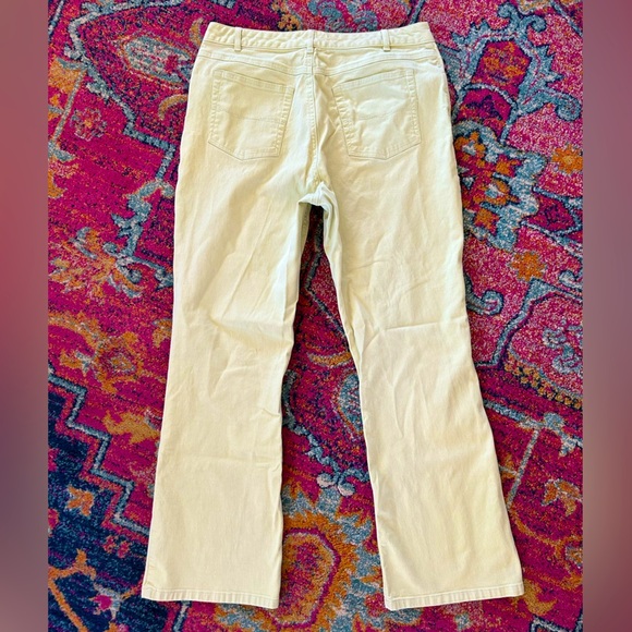 J. Jill | Women’s pale chartreuse Authentic Fit Out of the Blue jeans, size 12 - Picture 5 of 14